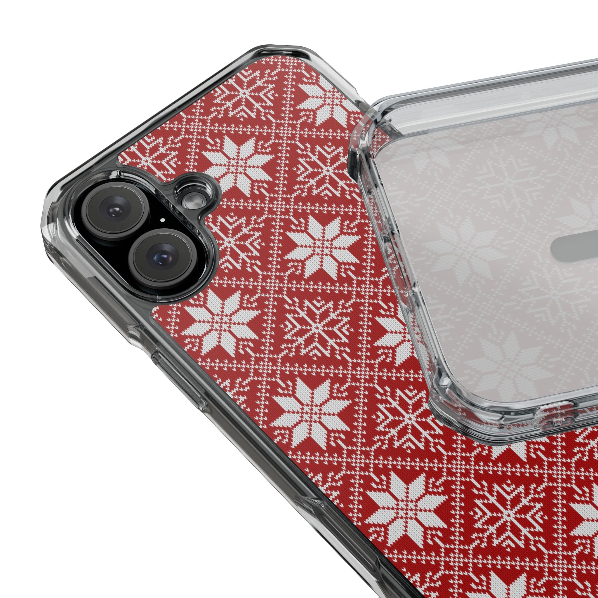 Snow Flake - Magnetic Clear Impact Case