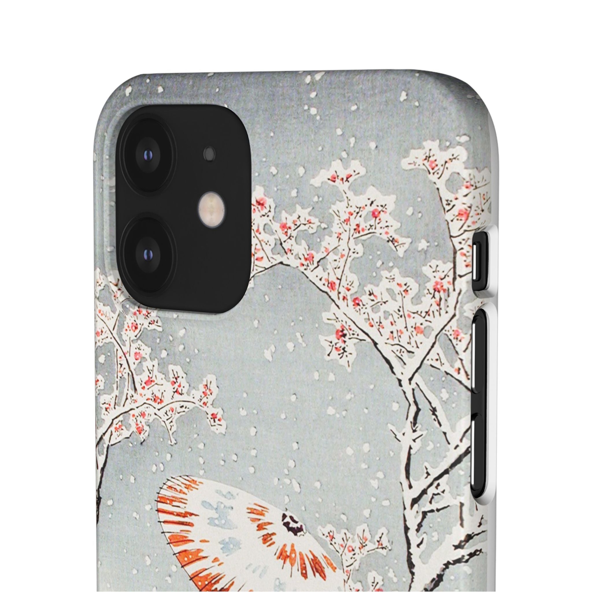 Plum Tree in Snow by Hiroaki Takahashi - Snap Case