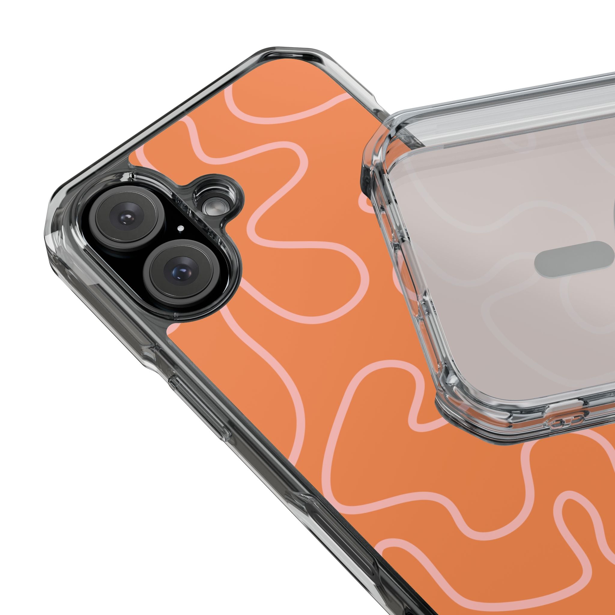 Retro Waves - Magnetic Clear Impact Case