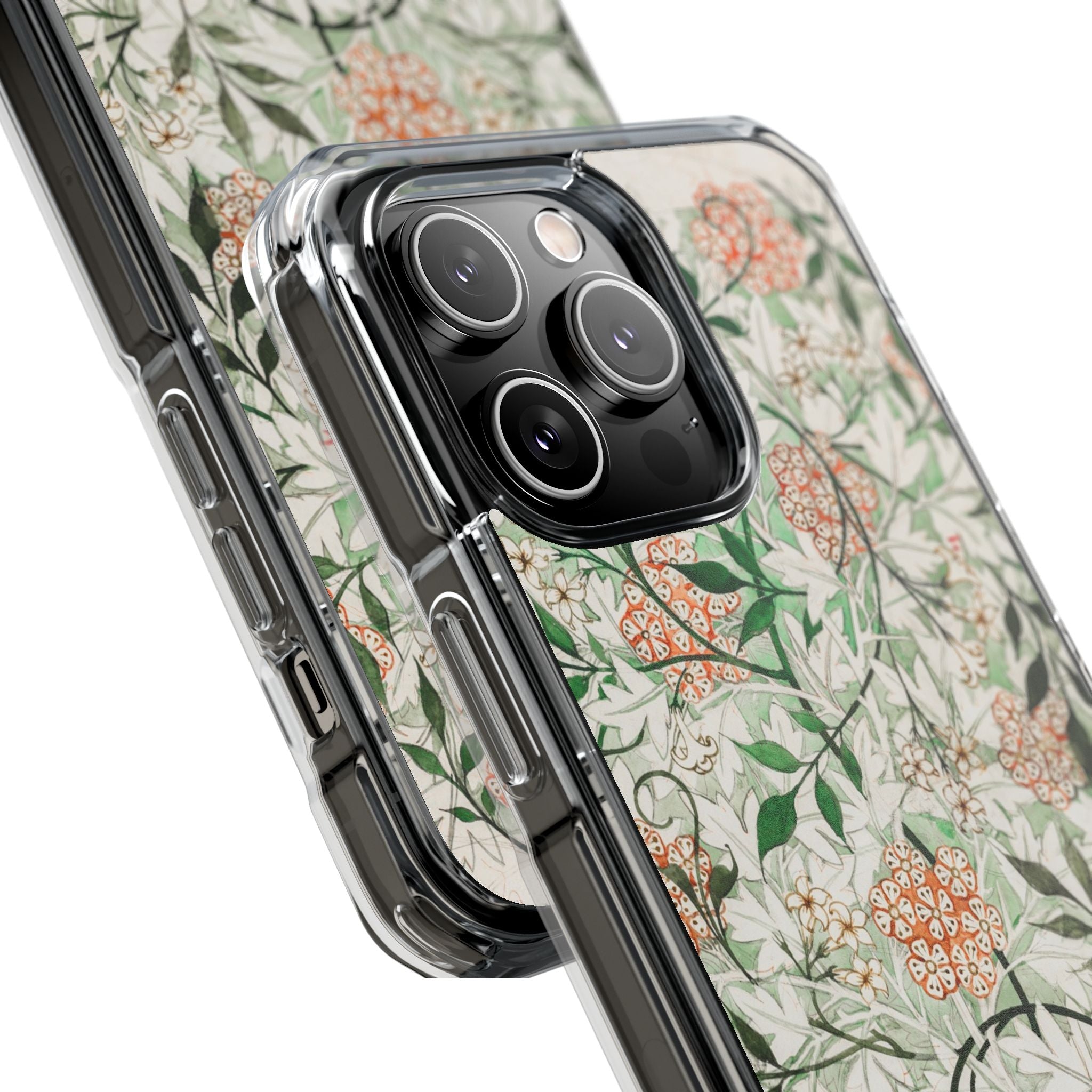 William Morris's (1834-1896) famous Jasmine pattern artwork - Magnetic Clear Impact Case