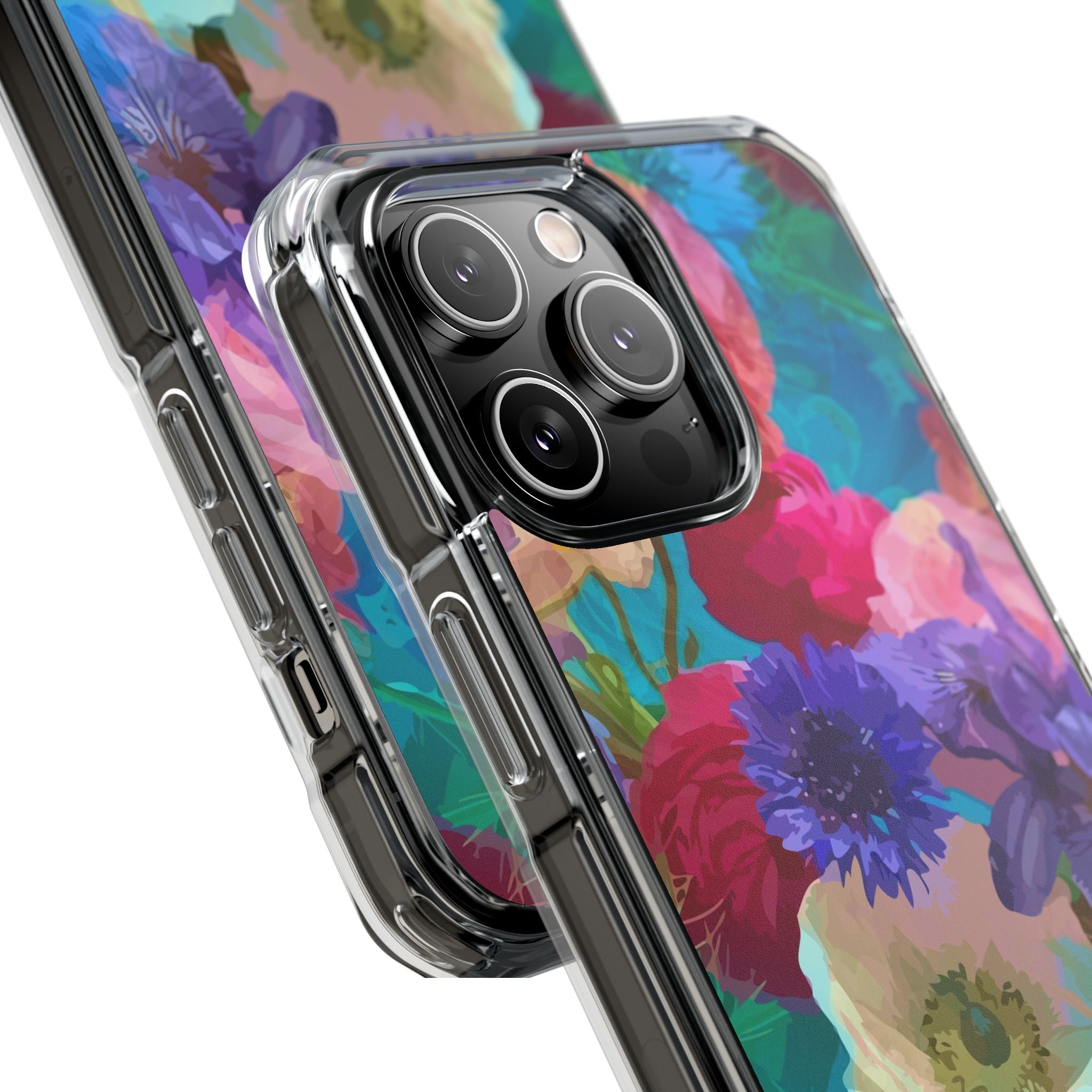 Poppy Rose - Magnetic Clear Impact Case