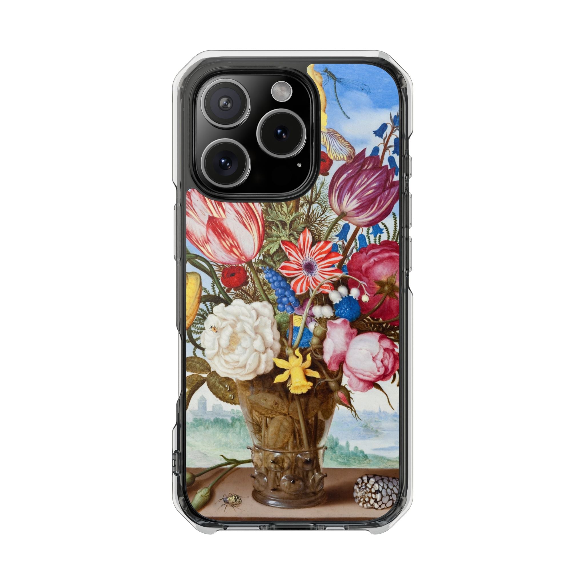 Bouquet of Flowers by Ambrosius Bosschaert - Magnetic Clear Impact Case