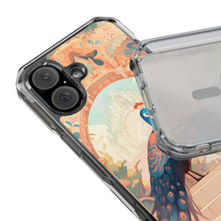 Image of Peacock - Magnetic Clear Impact Case