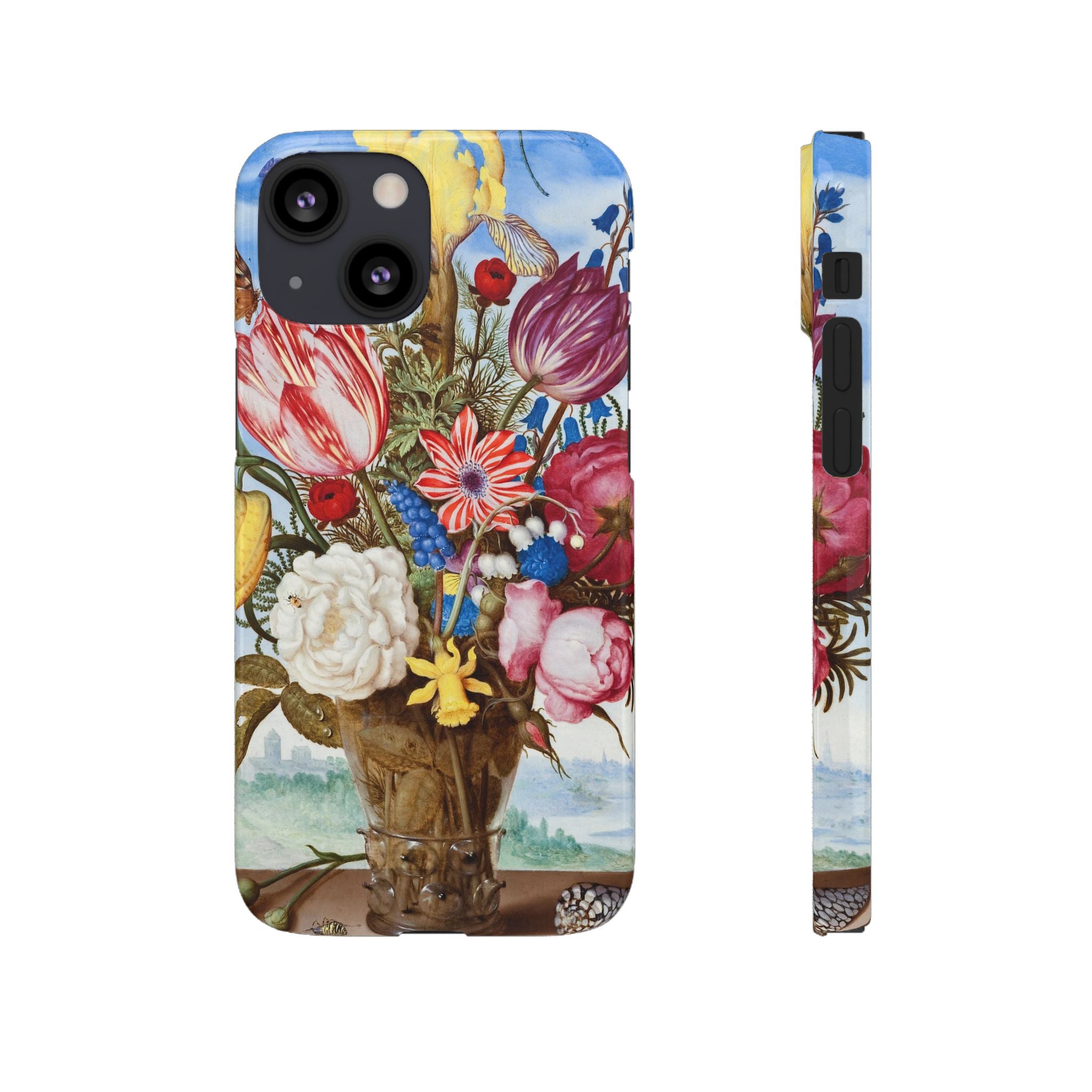 Bouquet of Flowers by Ambrosius Bosschaert - Snap Case