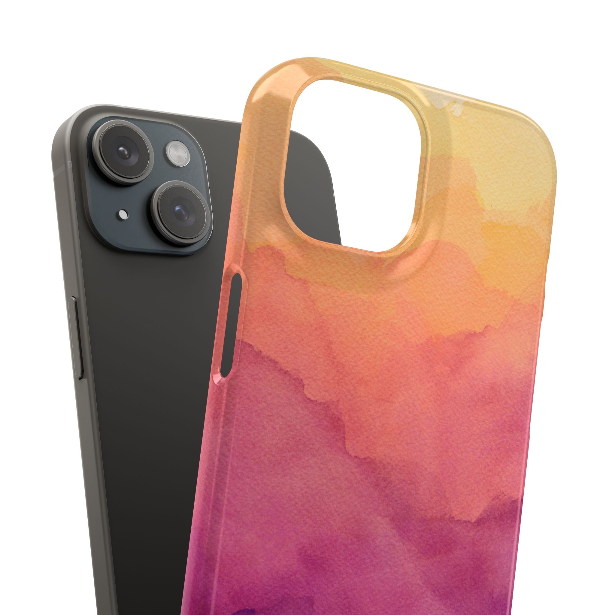 Watercolour Sunrise - Snap Case