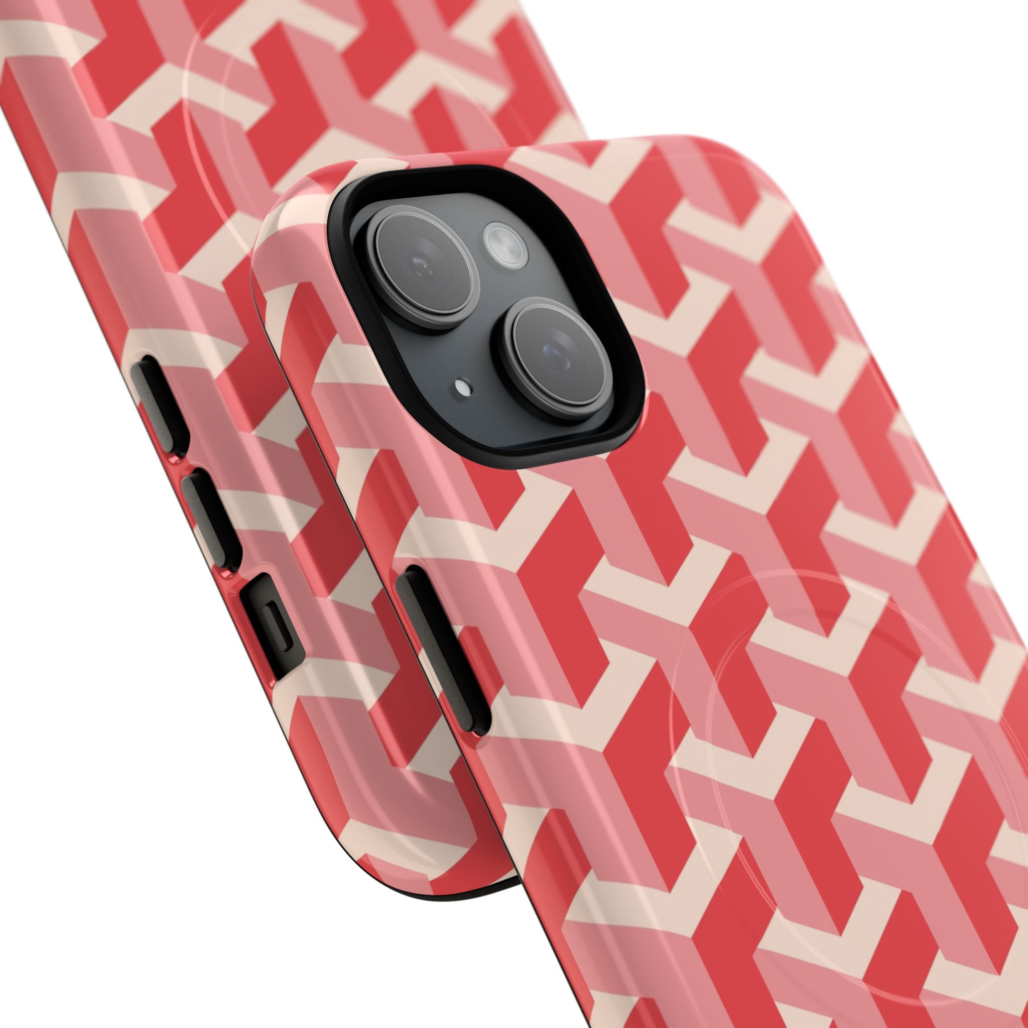 Pink Geo - Tough Magnetic Case