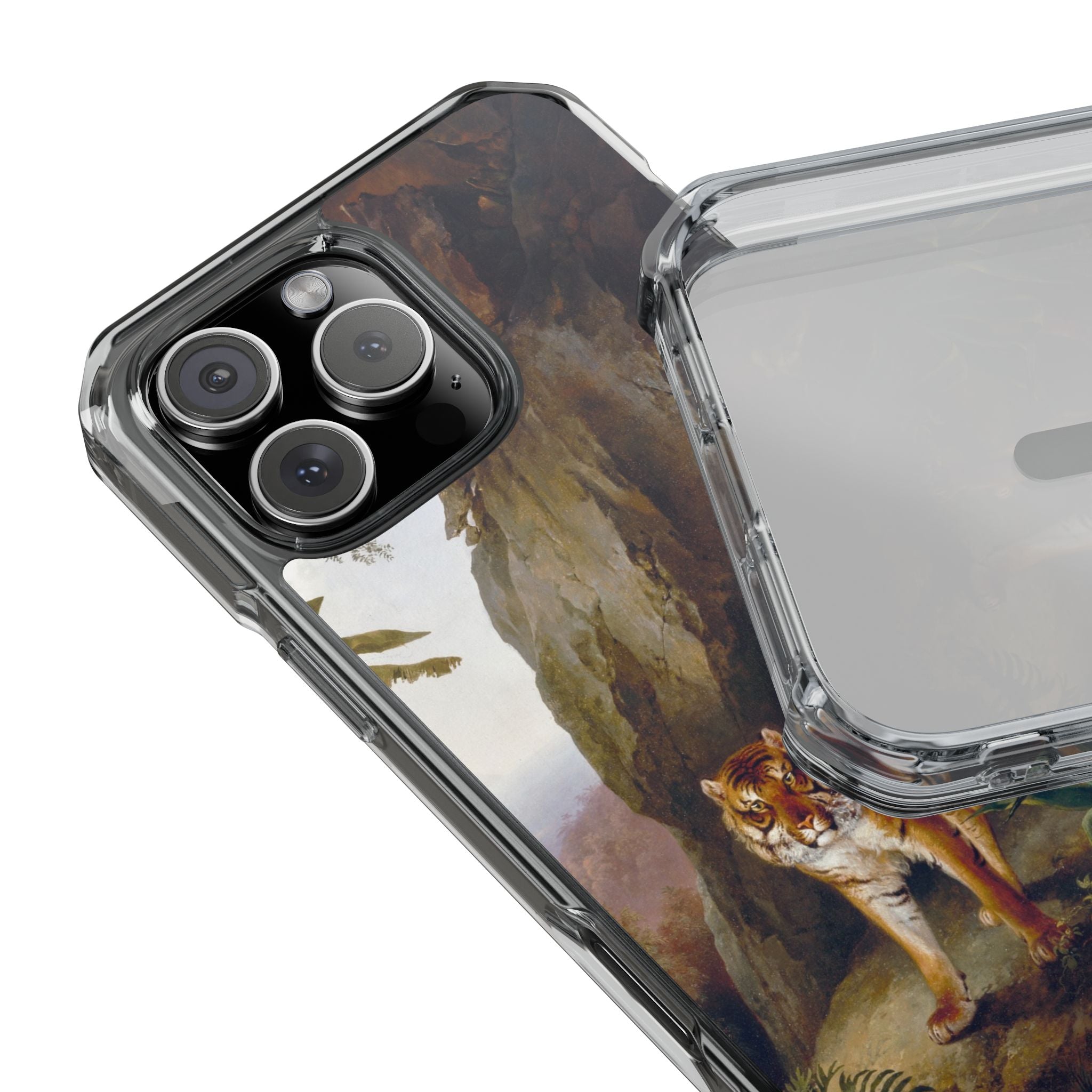 Tiger in a Cave (ca. 1814) - Magnetic Clear Impact Case