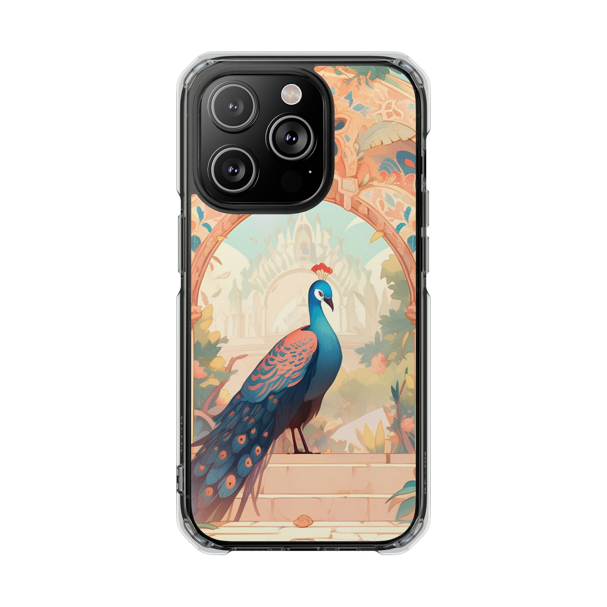 Peacock - Magnetic Clear Impact Case