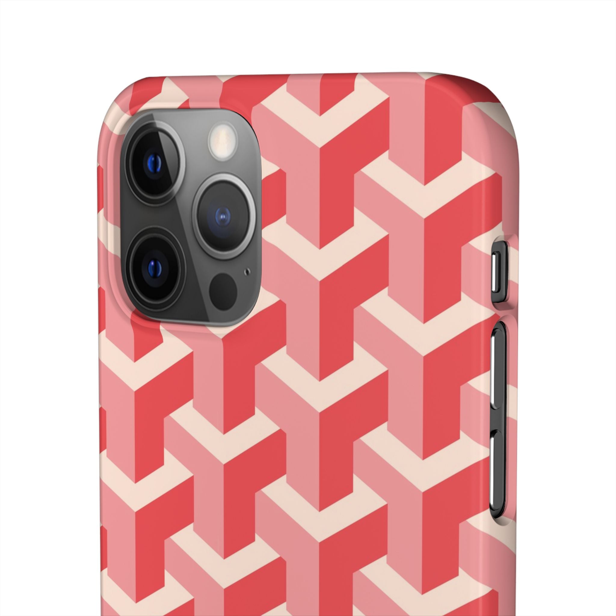 Pink Geo - Snap Case