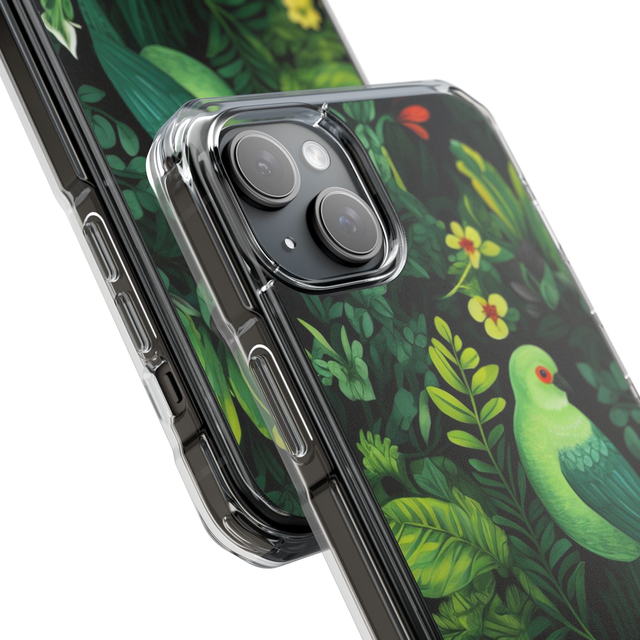 Bird of Green - Magnetic Clear Impact Case