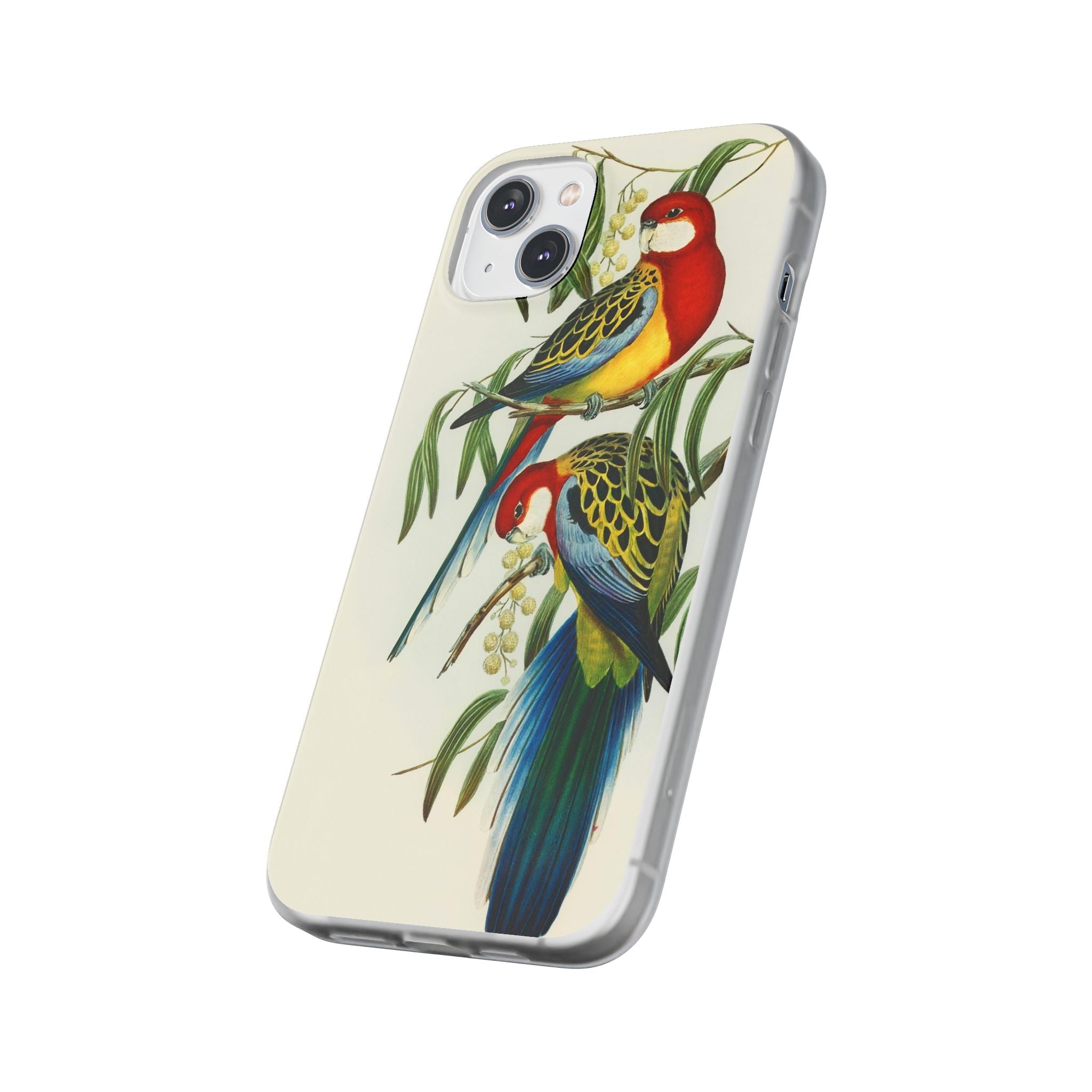 Rosehill Parakeet by Elizabeth Gould - Flexi Case