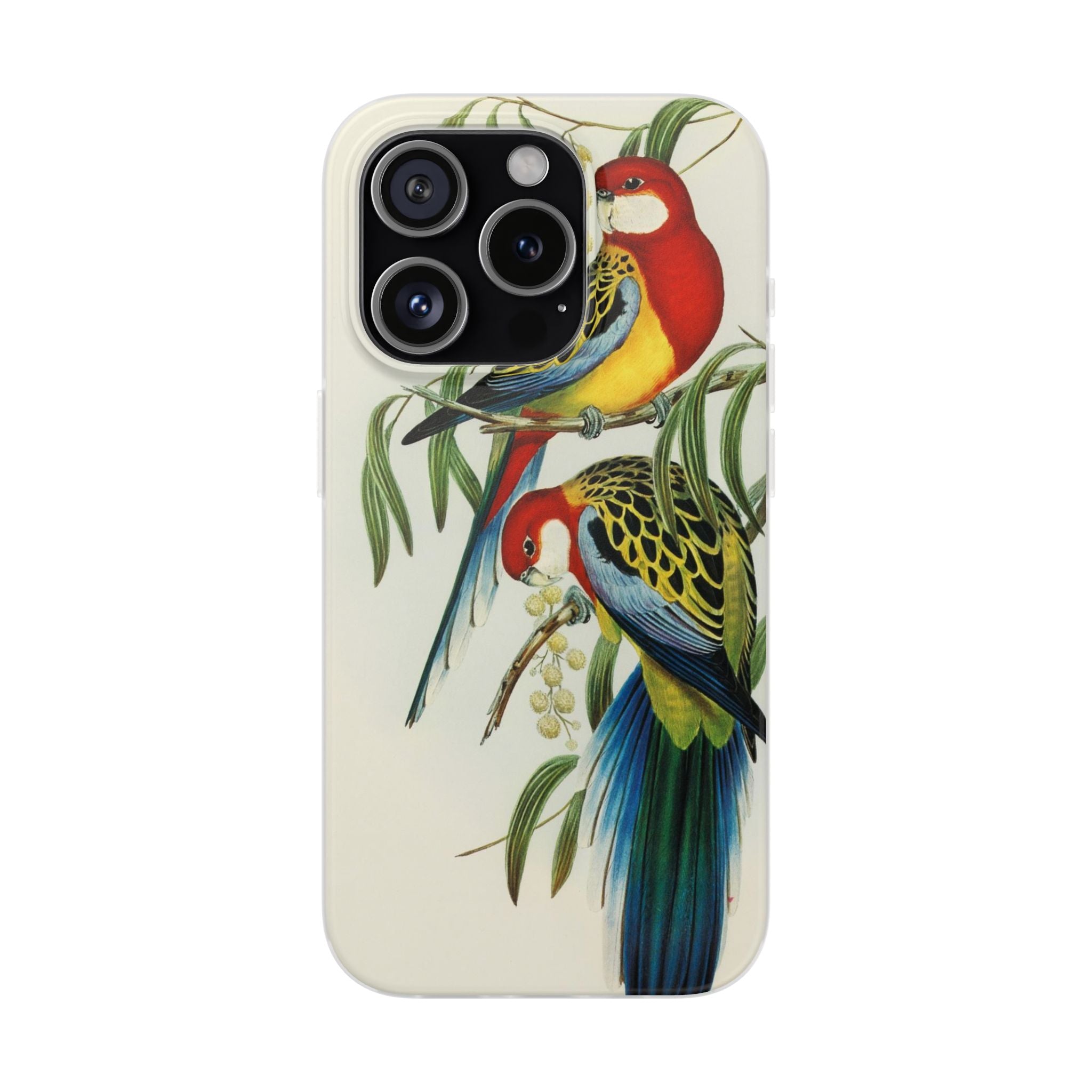 Rosehill Parakeet by Elizabeth Gould - Flexi Case