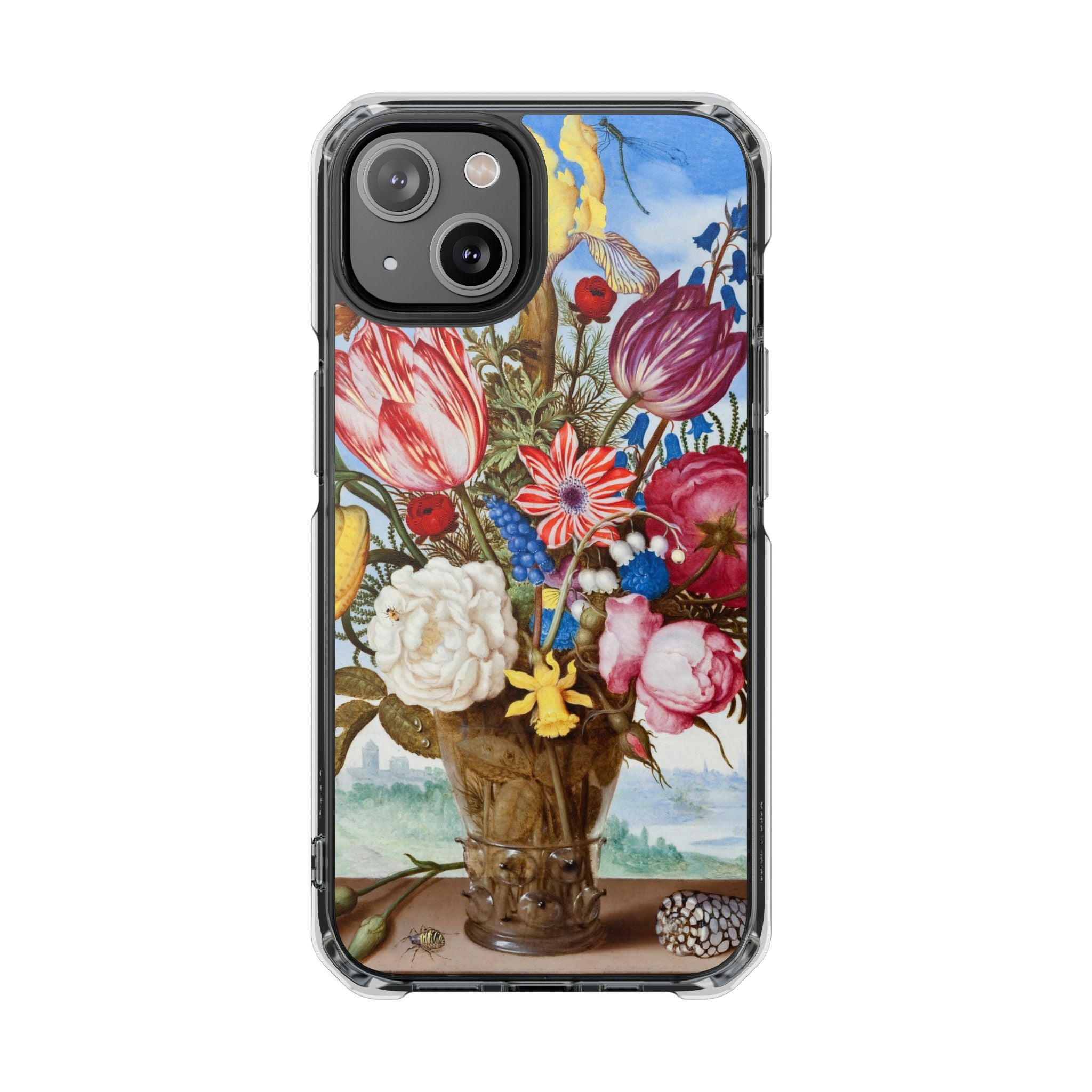 Bouquet of Flowers by Ambrosius Bosschaert - Magnetic Clear Impact Case