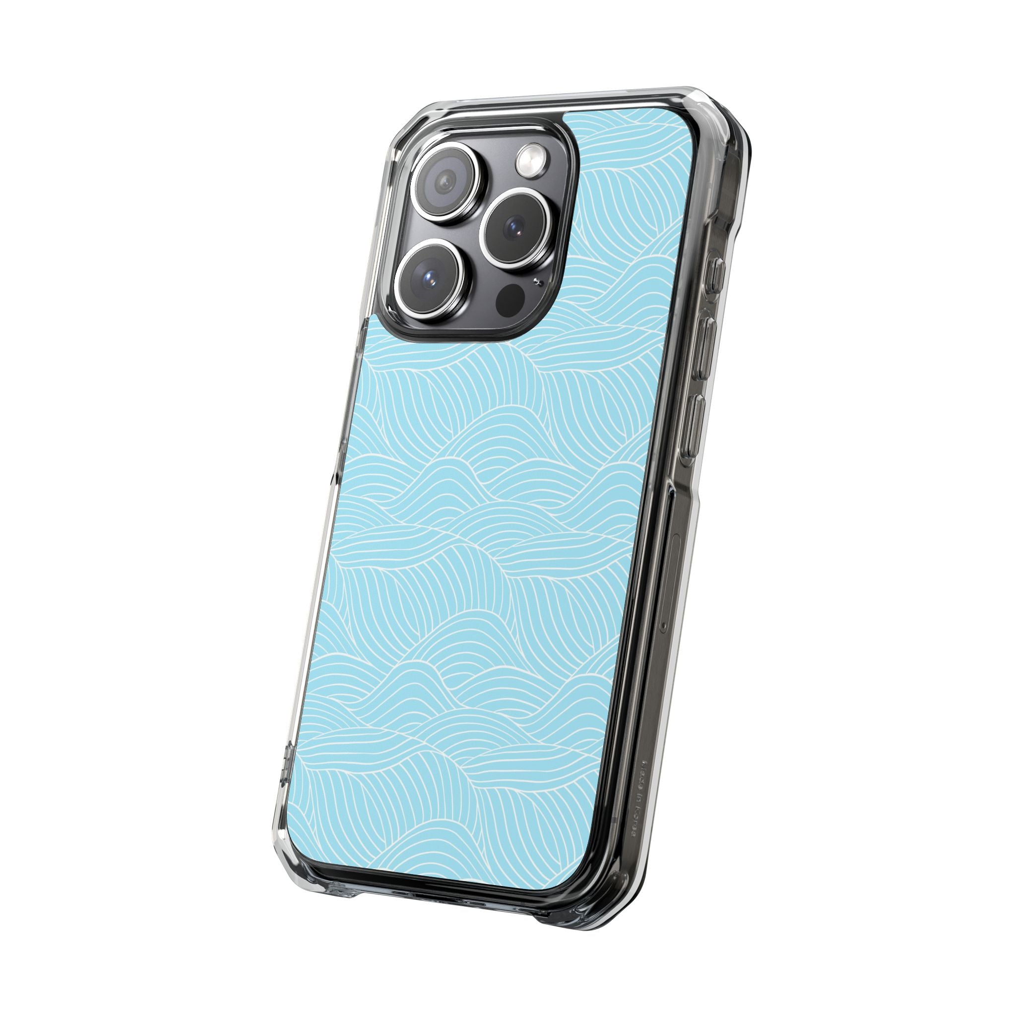 Ocean Lines - Magnetic Clear Impact Case