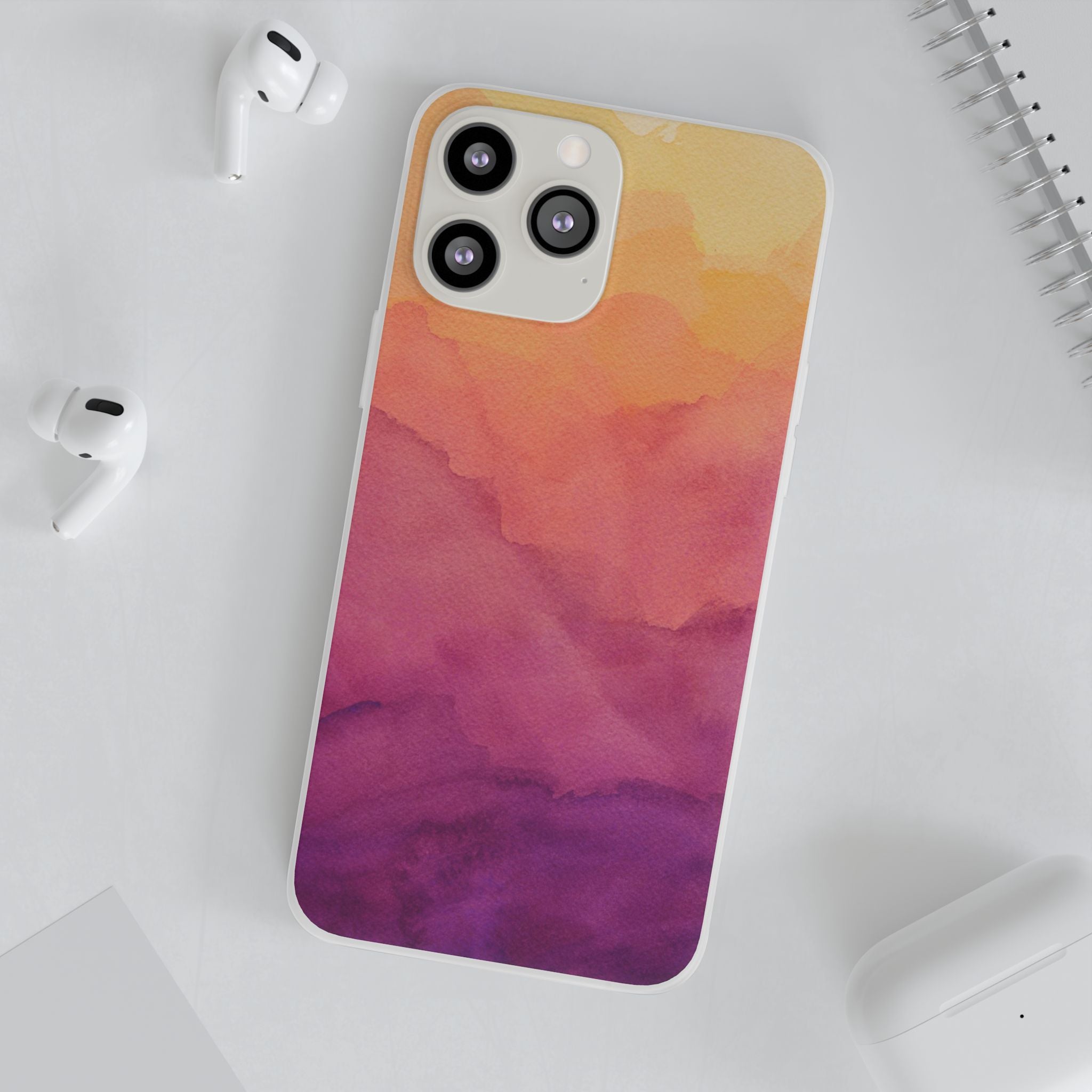 Watercolour Sunrise - Flexi Case