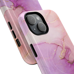 Image of Pink Marble - Tough Magnetic Case