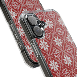 Image of Snow Flake - Magnetic Clear Impact Case