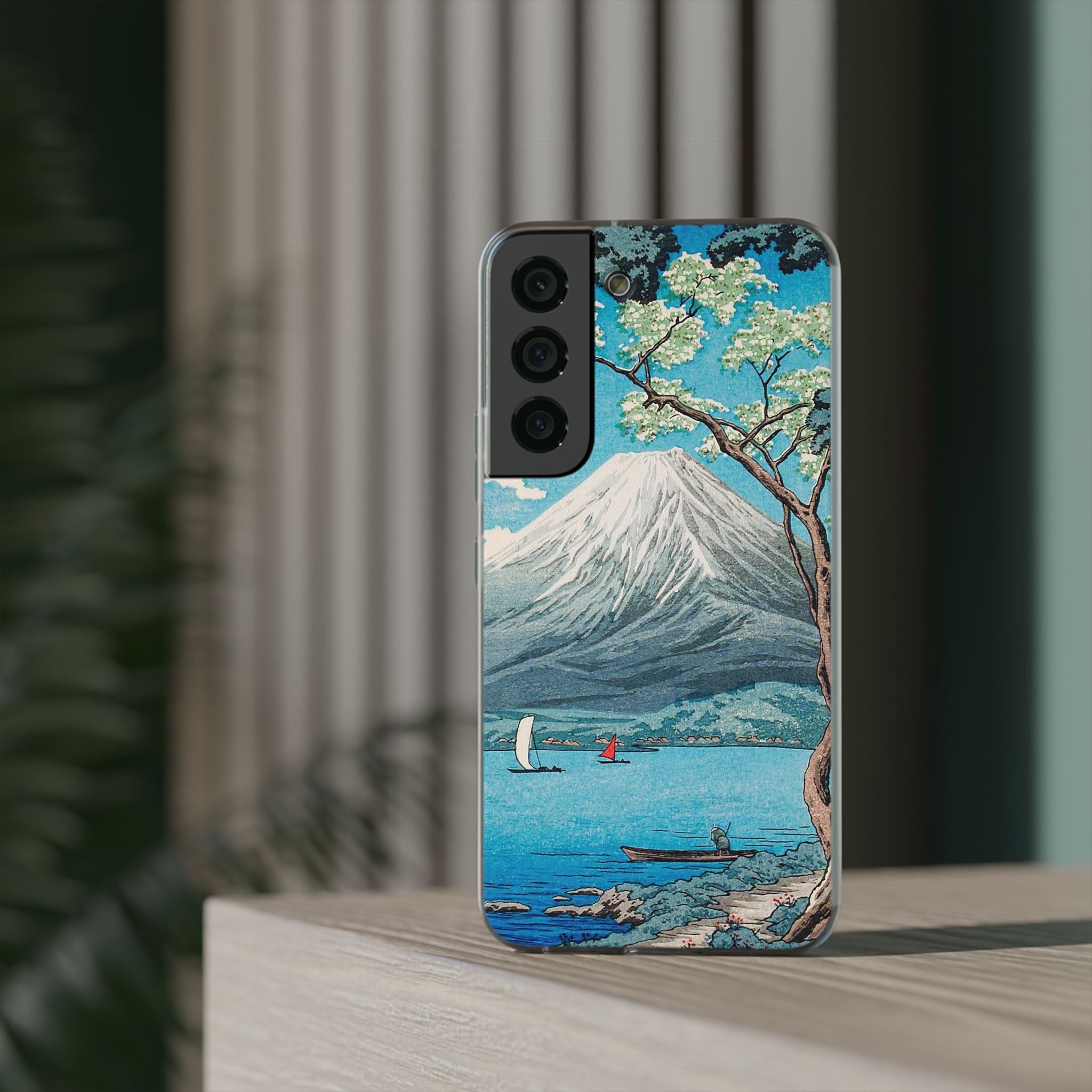 Mount Fuji from Lake Yamanaka - Flexi Case