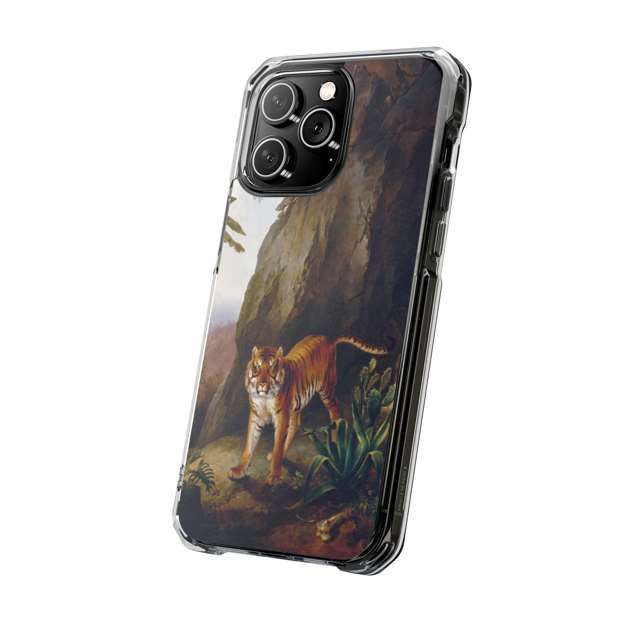 Tiger in a Cave (ca. 1814) - Magnetic Clear Impact Case