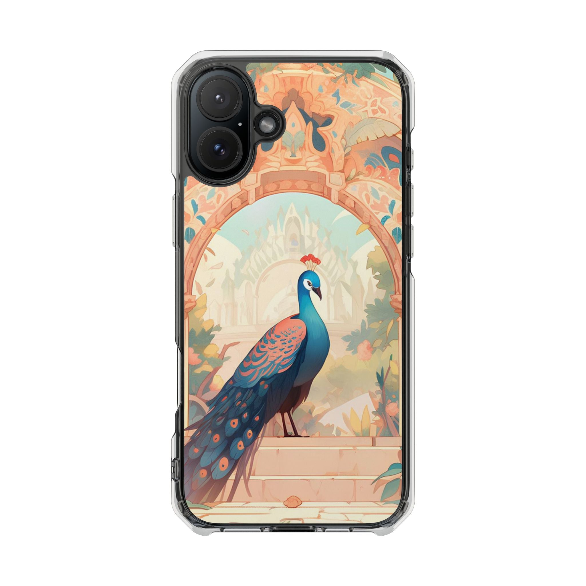 Peacock - Magnetic Clear Impact Case