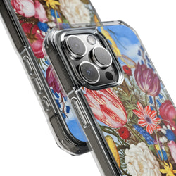 Image of Bouquet of Flowers by Ambrosius Bosschaert - Magnetic Clear Impact Case