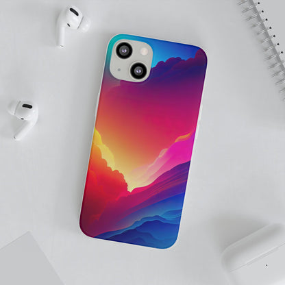 Rainbow Clouds - Flexi Case