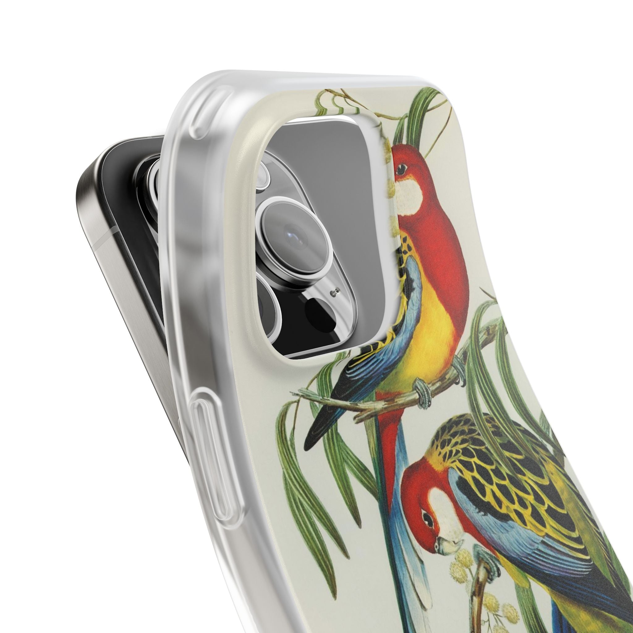 Rosehill Parakeet by Elizabeth Gould - Flexi Case