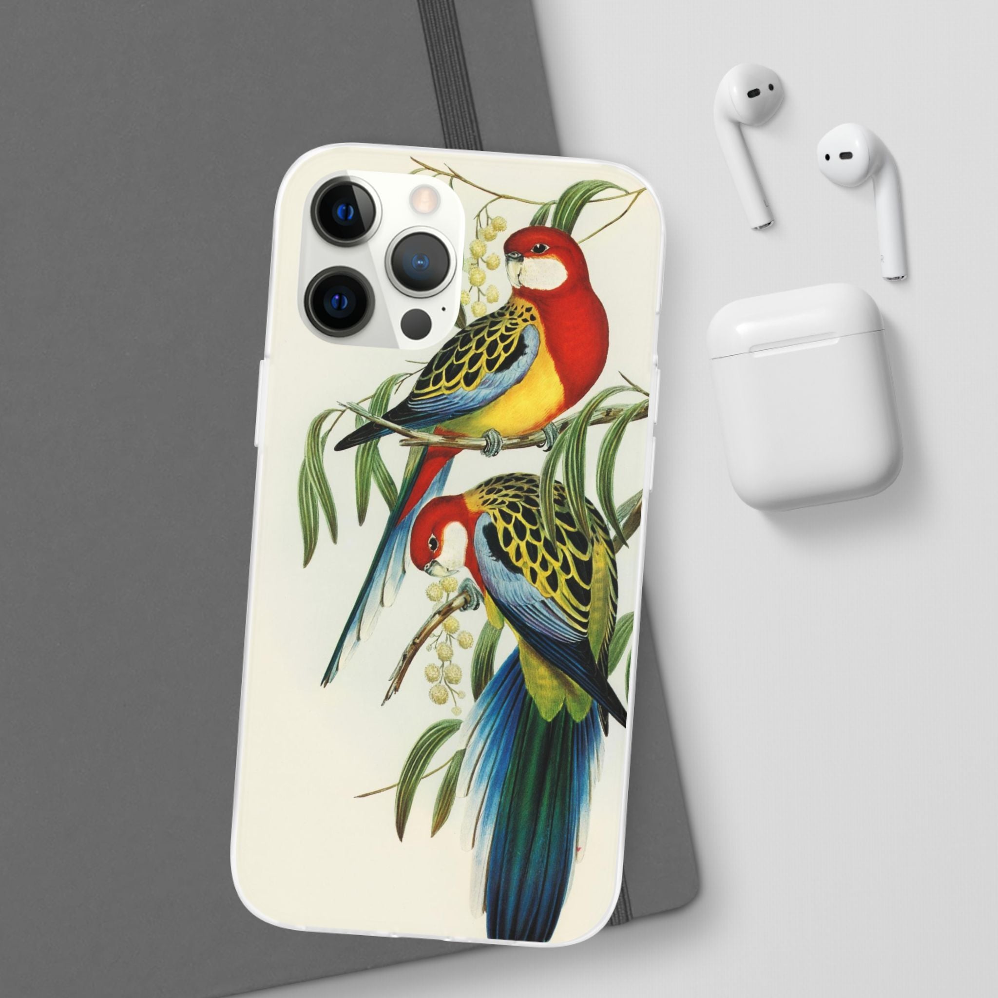 Rosehill Parakeet by Elizabeth Gould - Flexi Case