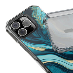 Image of Blue Marble - Magnetic Clear Impact Case