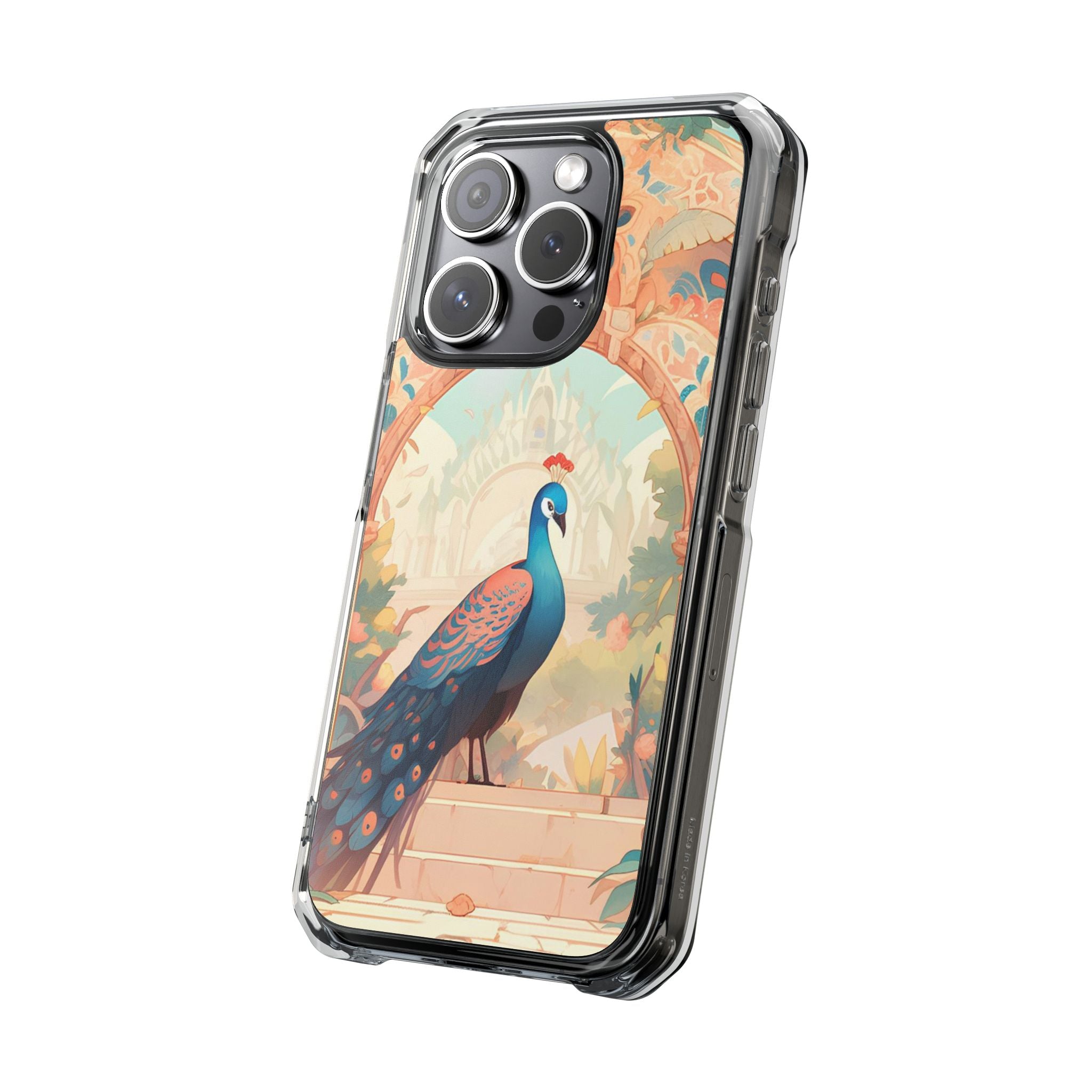 Peacock - Magnetic Clear Impact Case