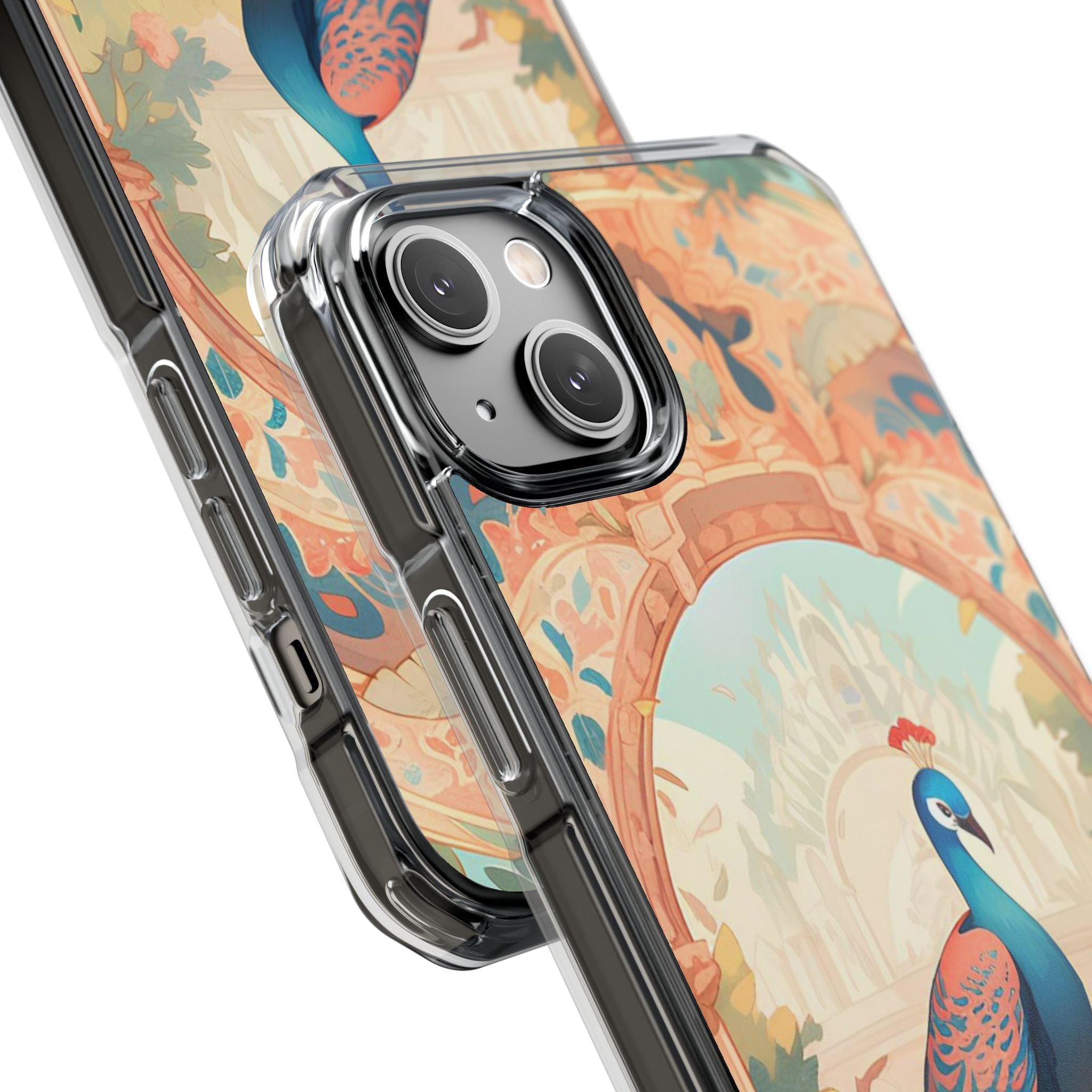 Peacock - Magnetic Clear Impact Case