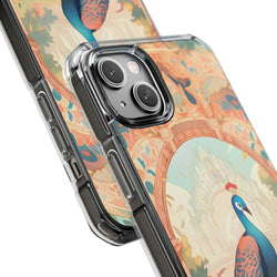 Image of Peacock - Magnetic Clear Impact Case