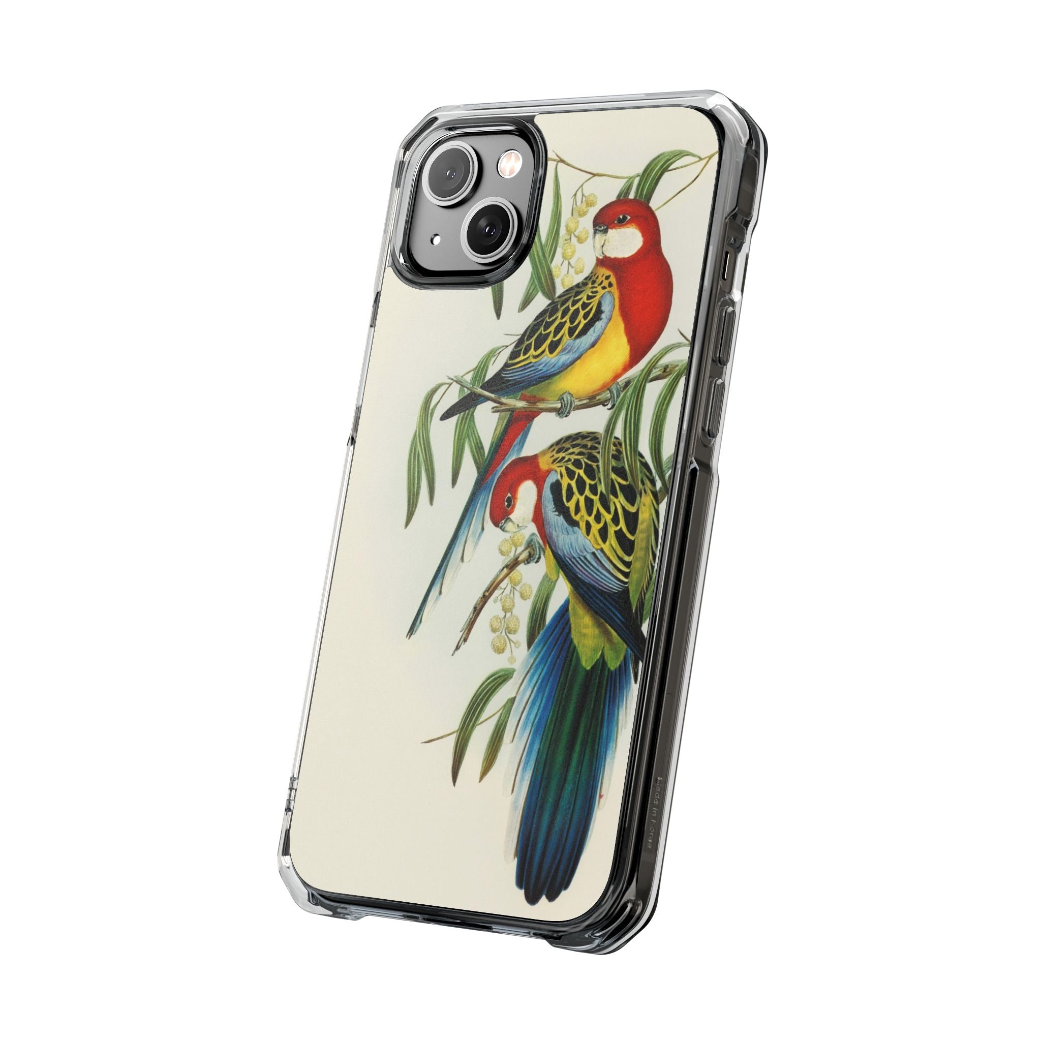 Rosehill Parakeet by Elizabeth Gould - Magnetic Clear Impact Case
