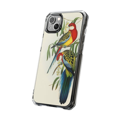 Rosehill Parakeet by Elizabeth Gould - Magnetic Clear Impact Case