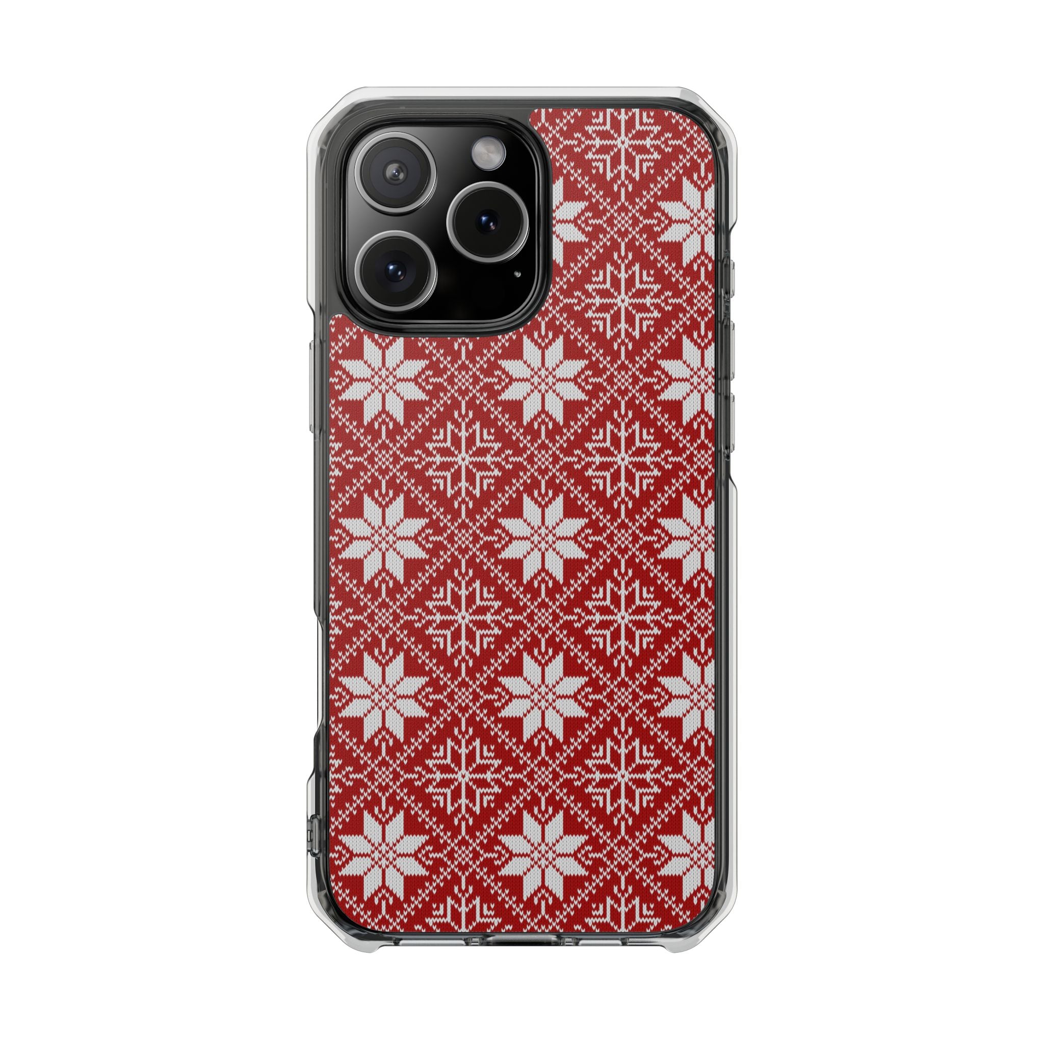 Snow Flake - Magnetic Clear Impact Case