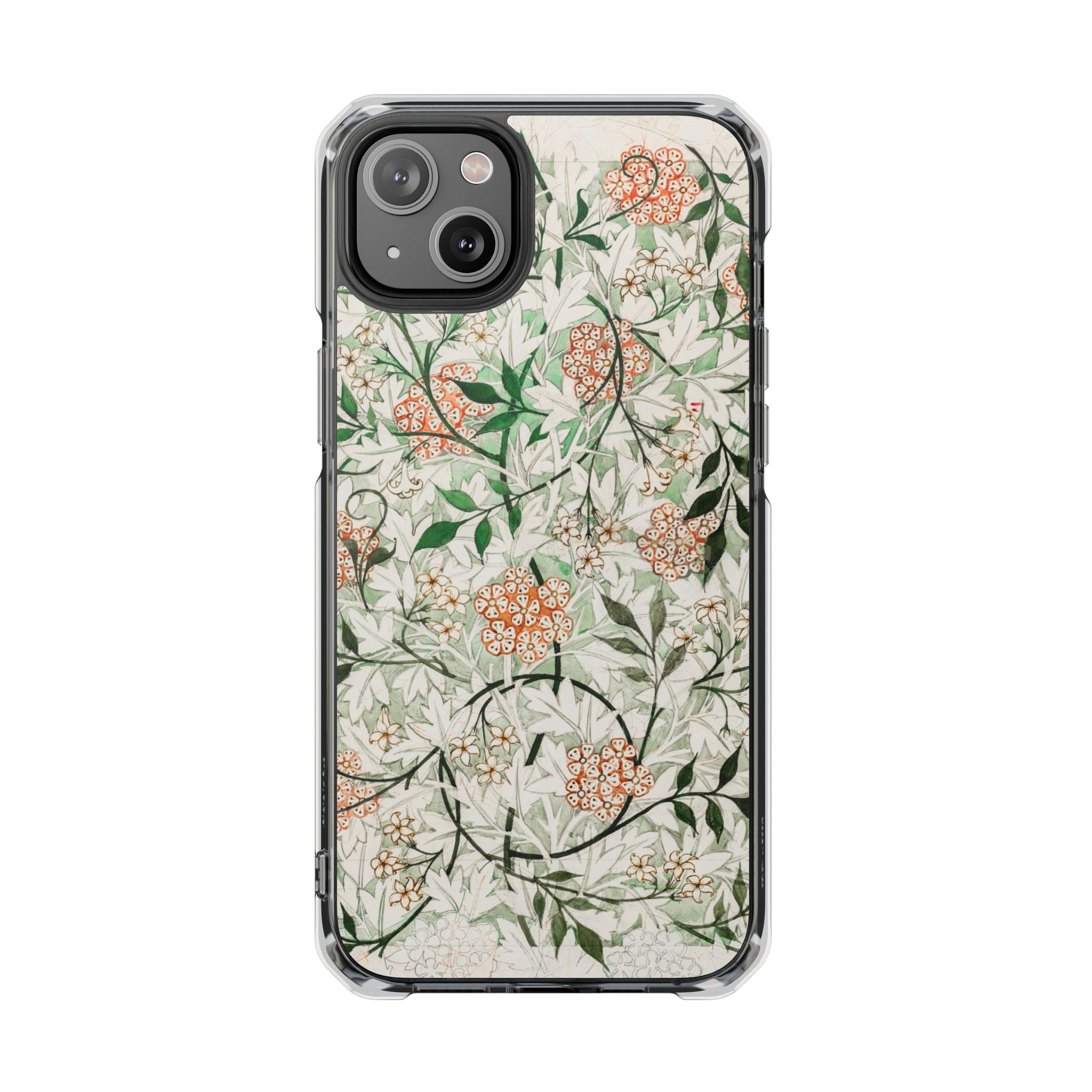 William Morris's (1834-1896) famous Jasmine pattern artwork - Magnetic Clear Impact Case