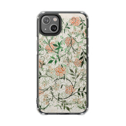 Image of William Morris's (1834-1896) famous Jasmine pattern artwork - Magnetic Clear Impact Case