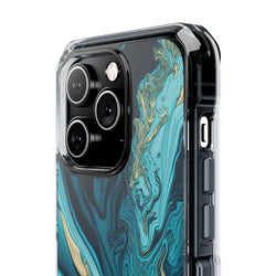 Image of Blue Marble - Magnetic Clear Impact Case