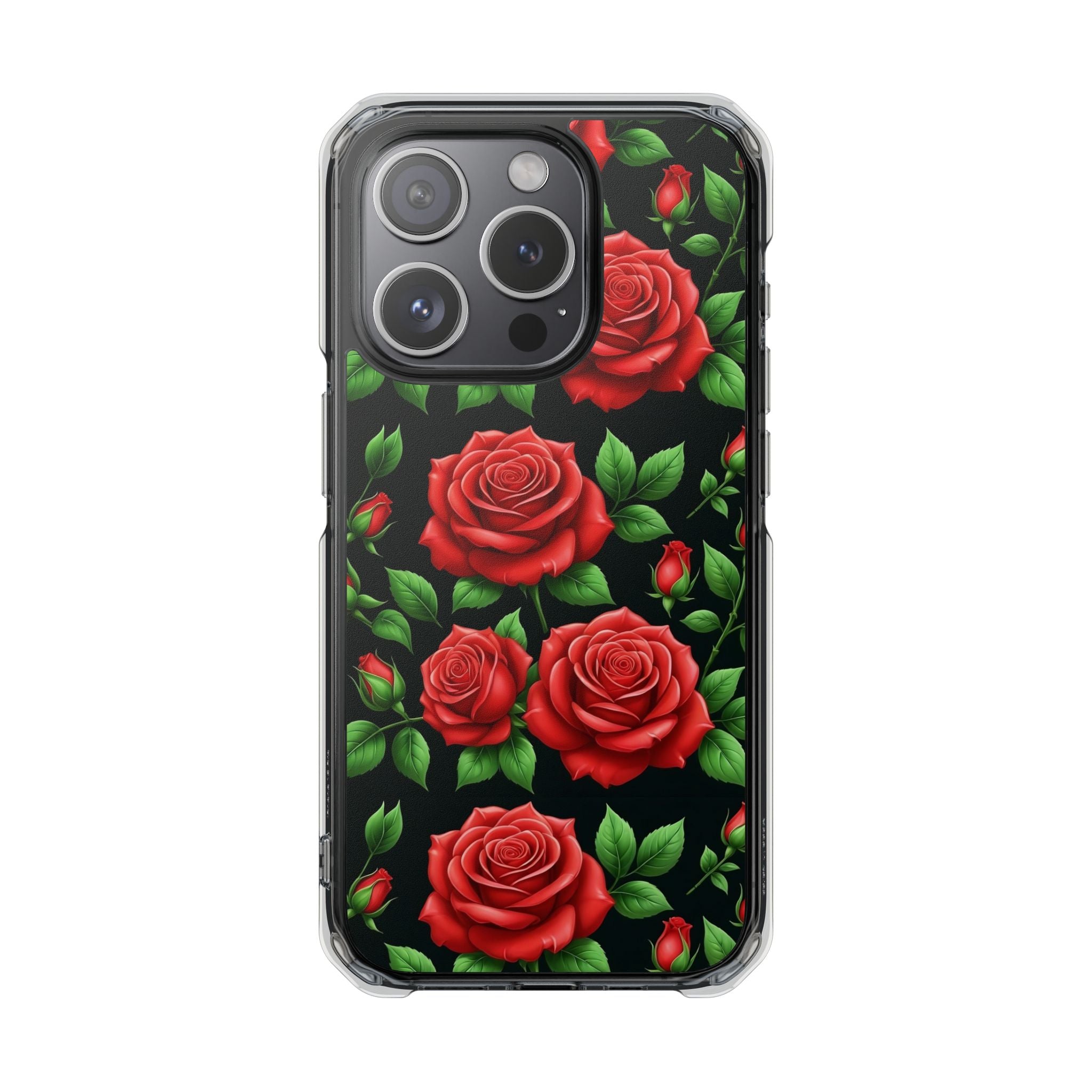 Roses are Red - Magnetic Clear Impact Case
