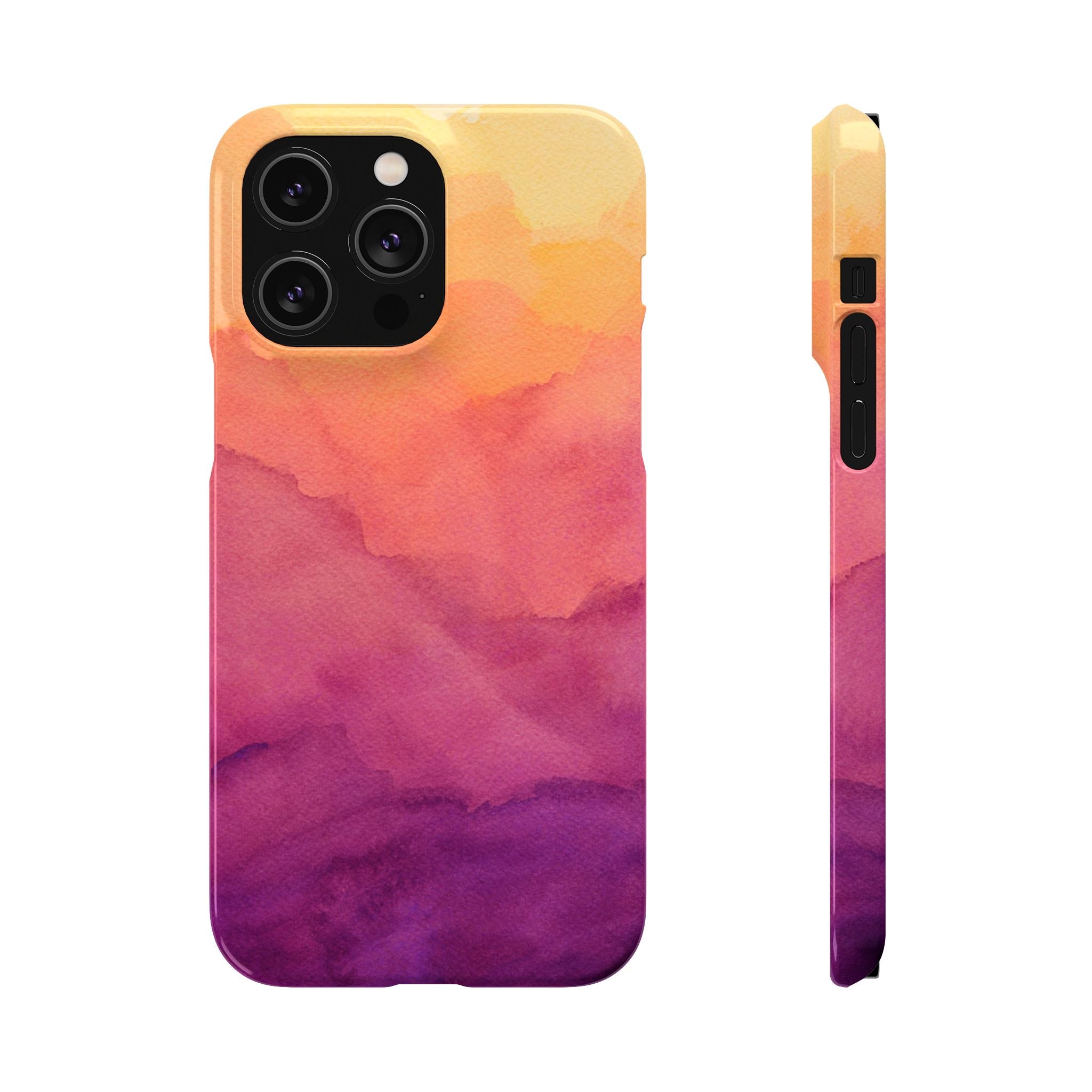 Watercolour Sunrise - Snap Case