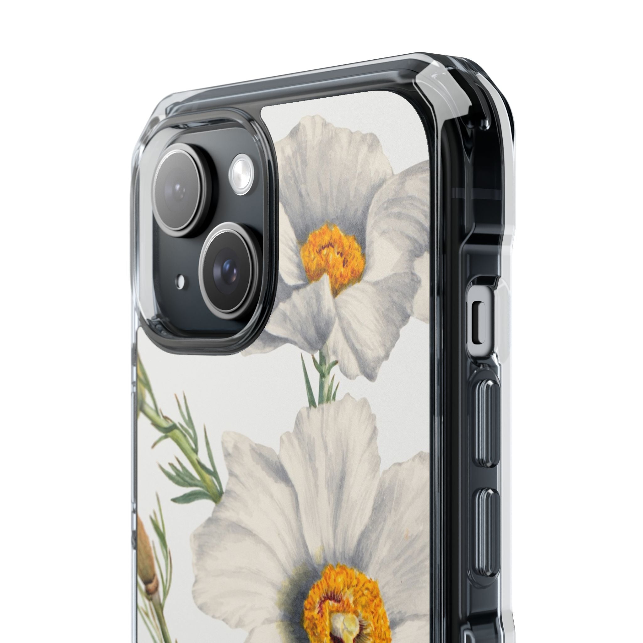 Matilija Poppy by Mary Vaux Walcott - Magnetic Clear Impact Case