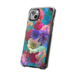 Image of Poppy Rose - Magnetic Clear Impact Case