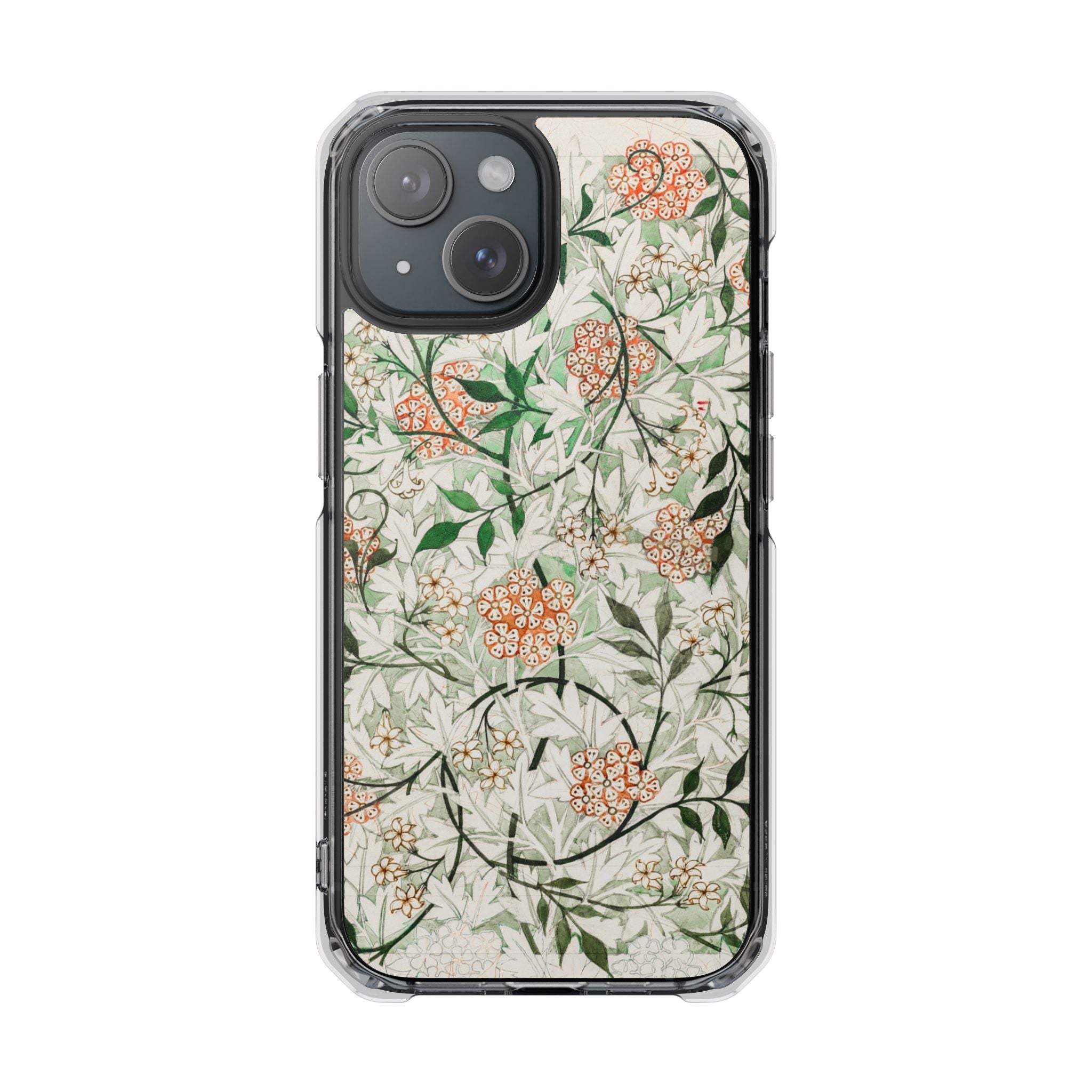 William Morris's (1834-1896) famous Jasmine pattern artwork - Magnetic Clear Impact Case