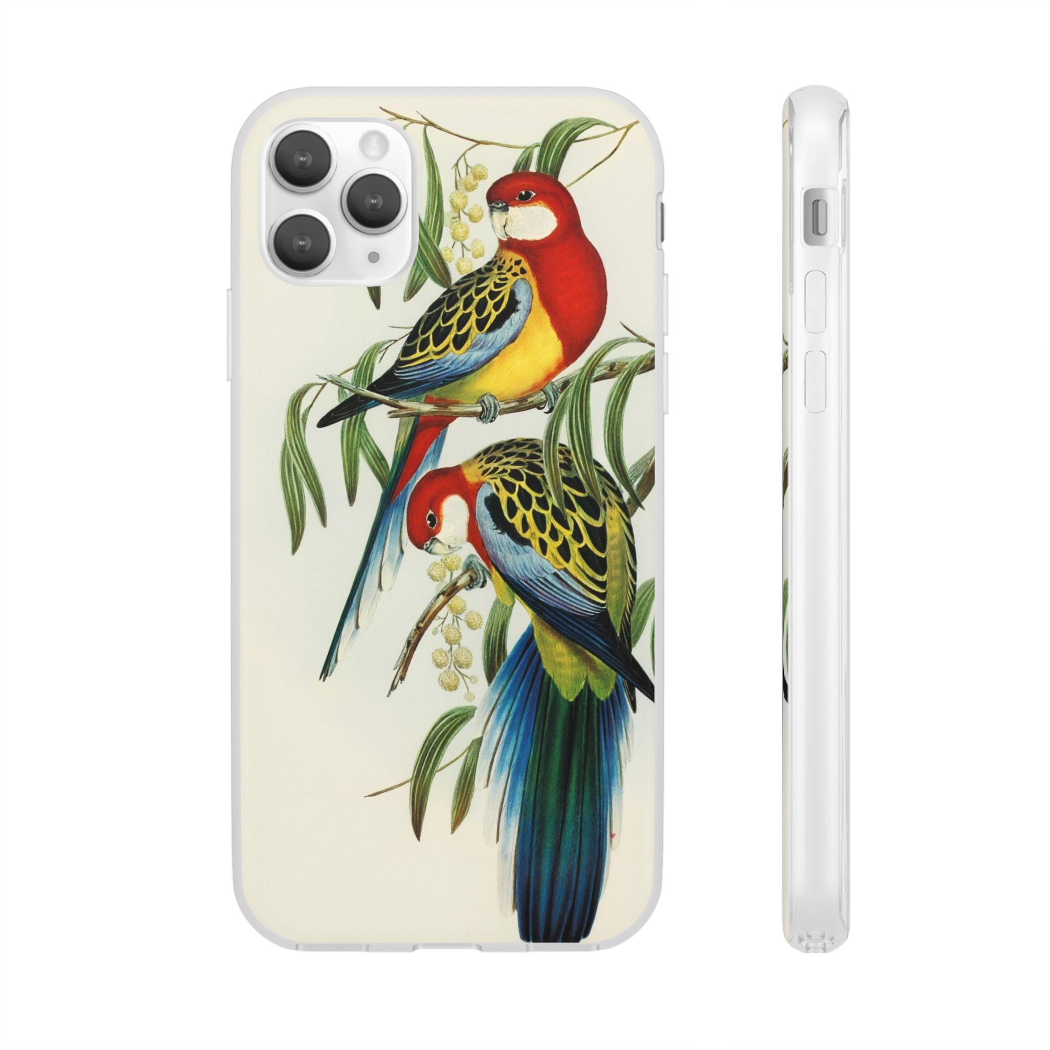 Rosehill Parakeet by Elizabeth Gould - Flexi Case