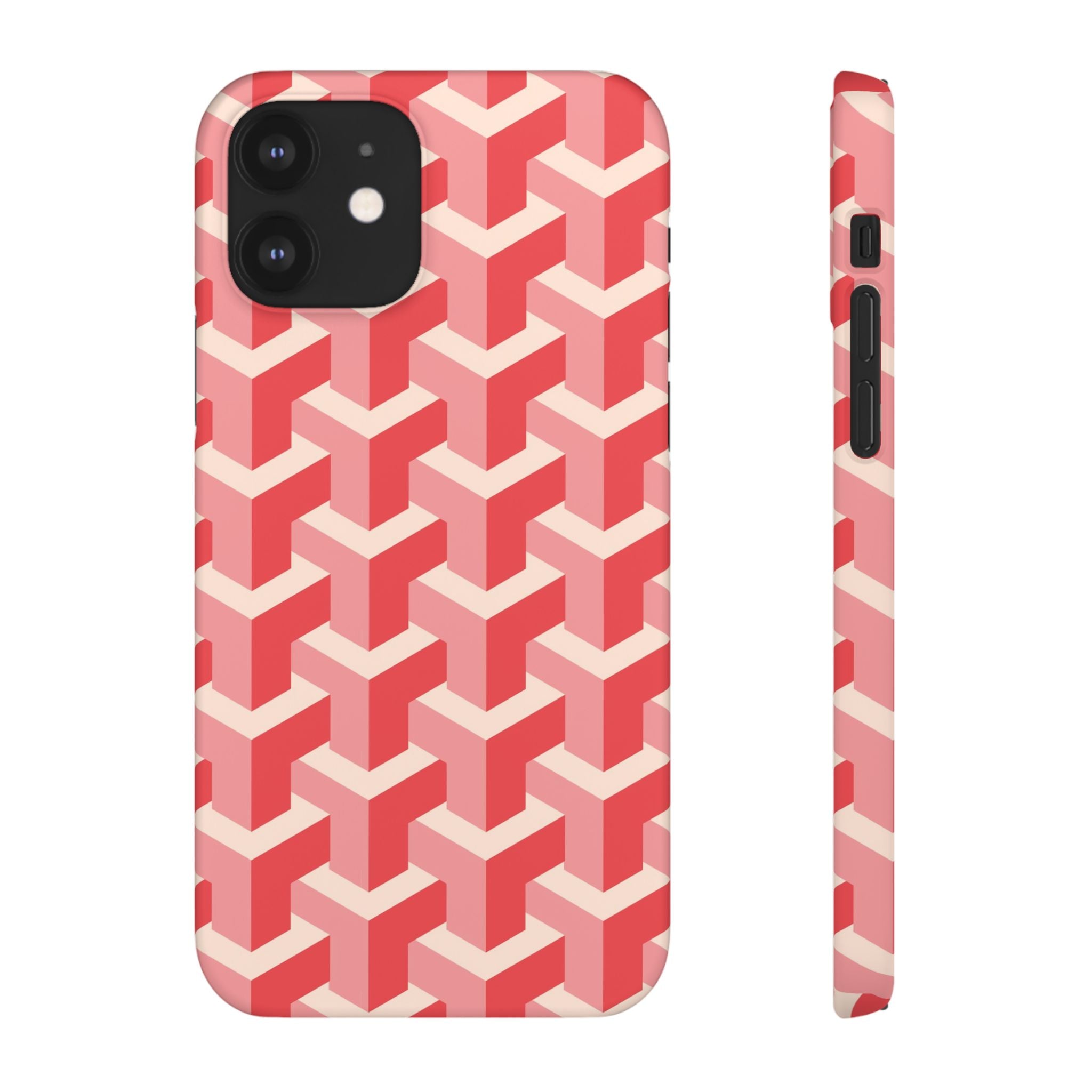 Pink Geo - Snap Case