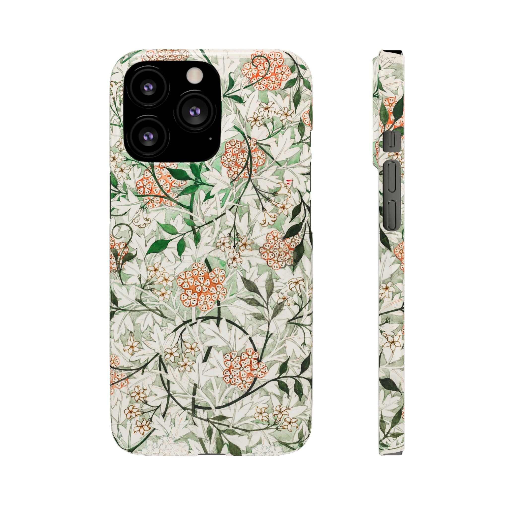 William Morris's (1834-1896) famous Jasmine pattern artwork - Snap Case