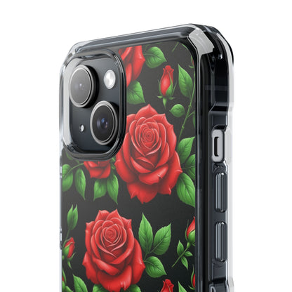 Roses are Red - Magnetic Clear Impact Case
