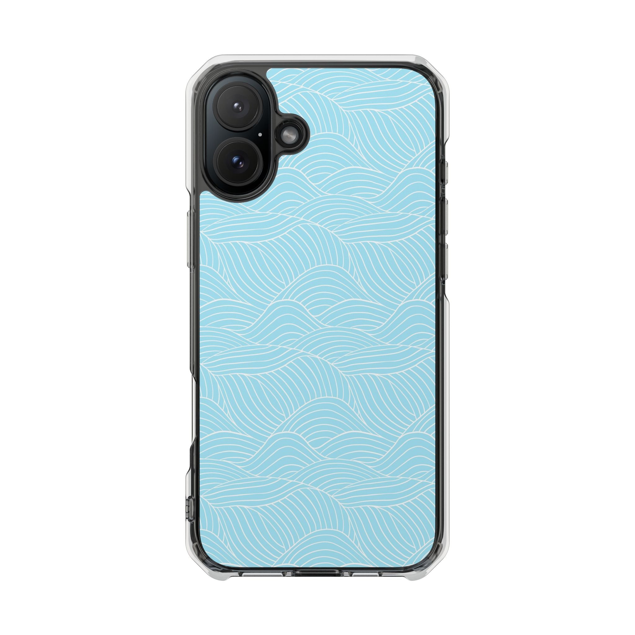 Ocean Lines - Magnetic Clear Impact Case