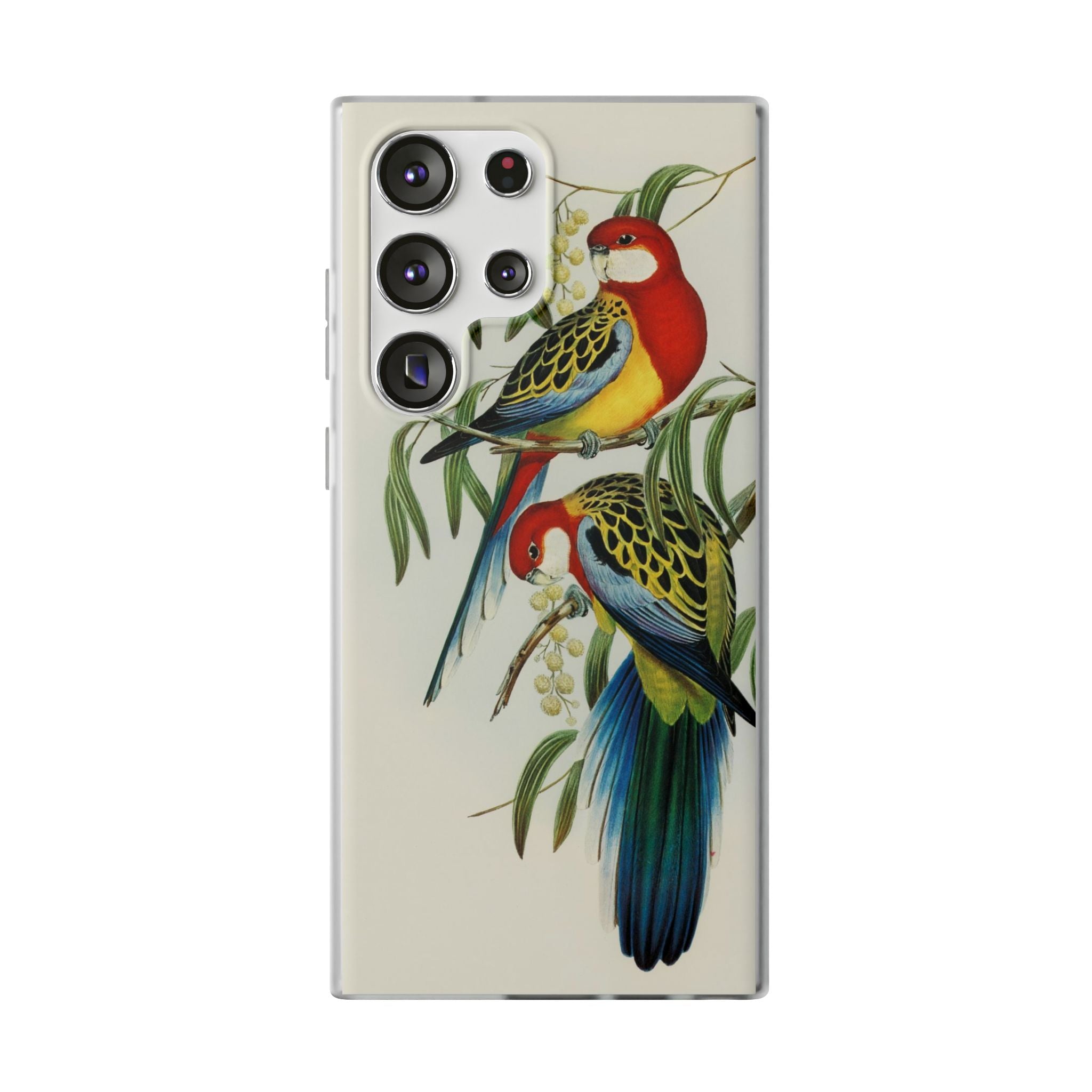 Rosehill Parakeet by Elizabeth Gould - Flexi Case