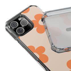 Image of Retro Petals - Magnetic Clear Impact Case